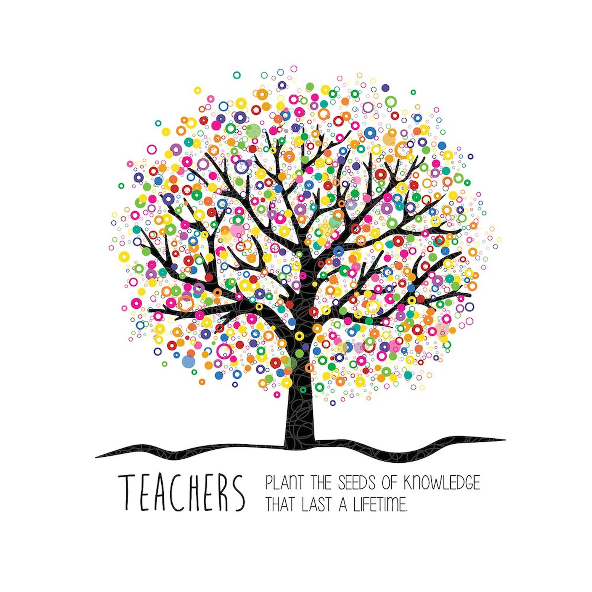 Teacher Appreciation Quote Sticker - Square Bumper Sticker & Car Decal for Classroom, Office & Gifts - Motivational & Inspirational Teacher Gifts