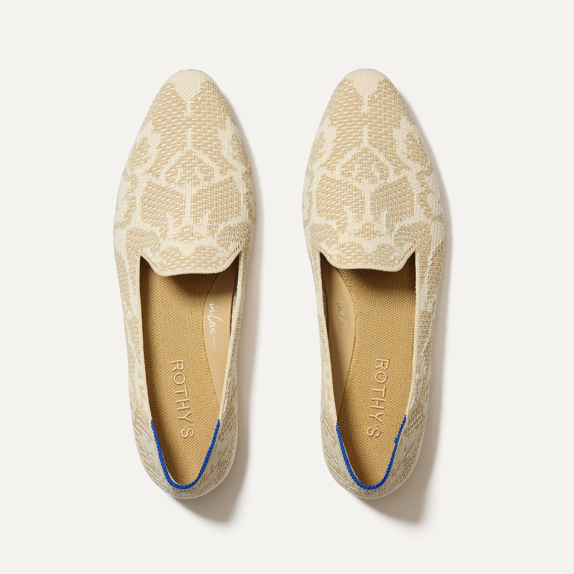 The Almond Loafer - Pearl Bouquet Flats | Women's Casual Comfortable Slip-On Shoes for Work, Office & Everyday Wear