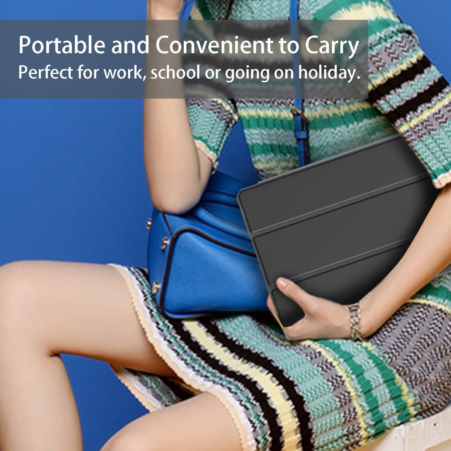 Gahwa Protective Case for iPad Air 4th Generation (2020 Model) 10.9 Inch - Slim Fit Shockproof Cover with Auto Sleep/Wake - Perfect for Work, School & Travel