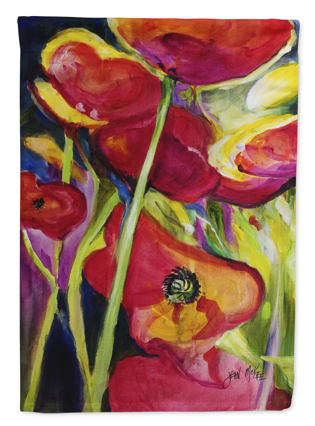 Poppies Garden Flag & Mailbox Banner - Colorful Outdoor Decorative Yard Flag for Flower Beds, Patio & Lawn Decor | Weather-Resistant Garden Art | Perfect for Spring/Summer Gardens, Front Yard Displays & Seasonal Home Decor