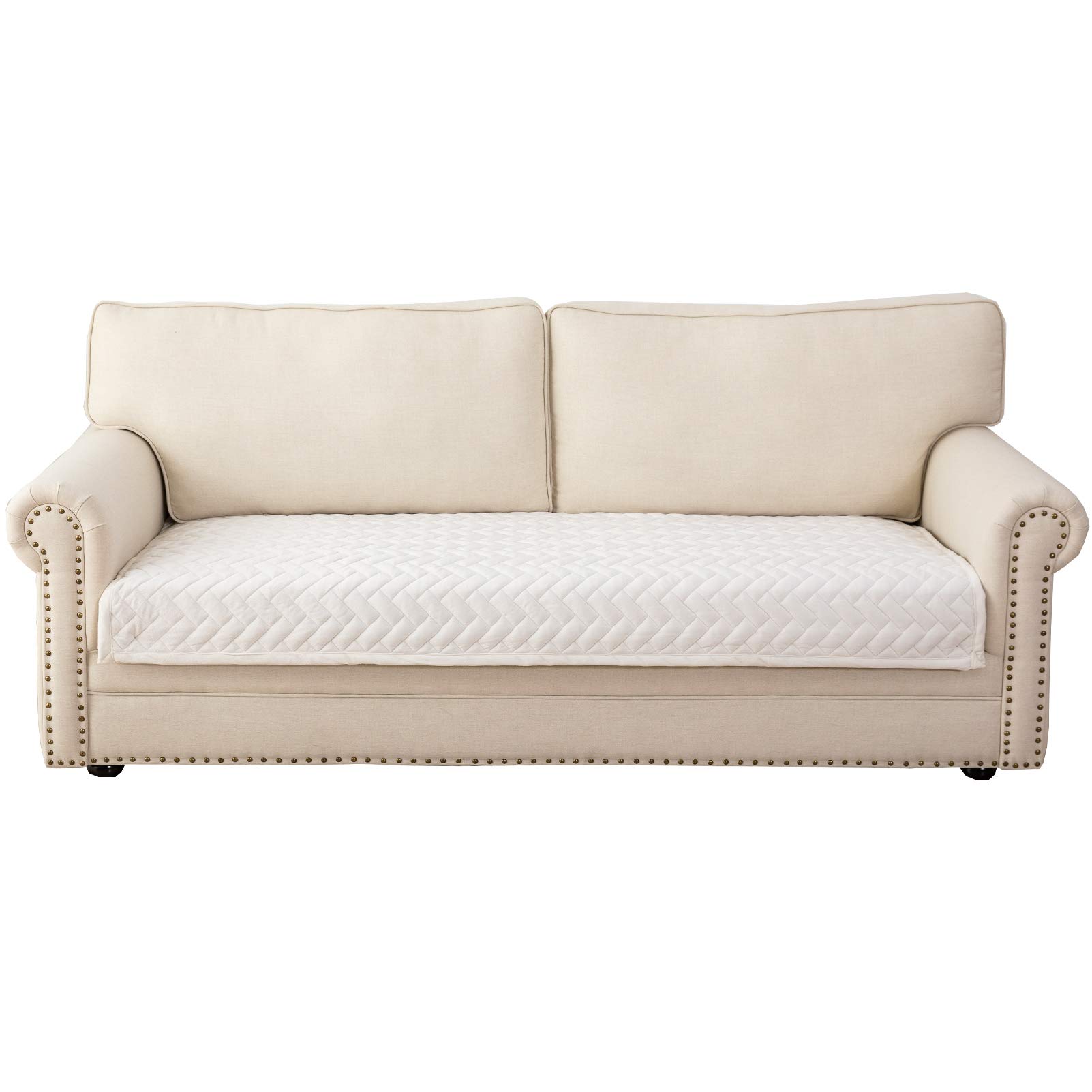 Eismodra 3-Cushion Couch Cover - Anti-Slip Sectional Sofa Slipcover for Pets & Kids (36