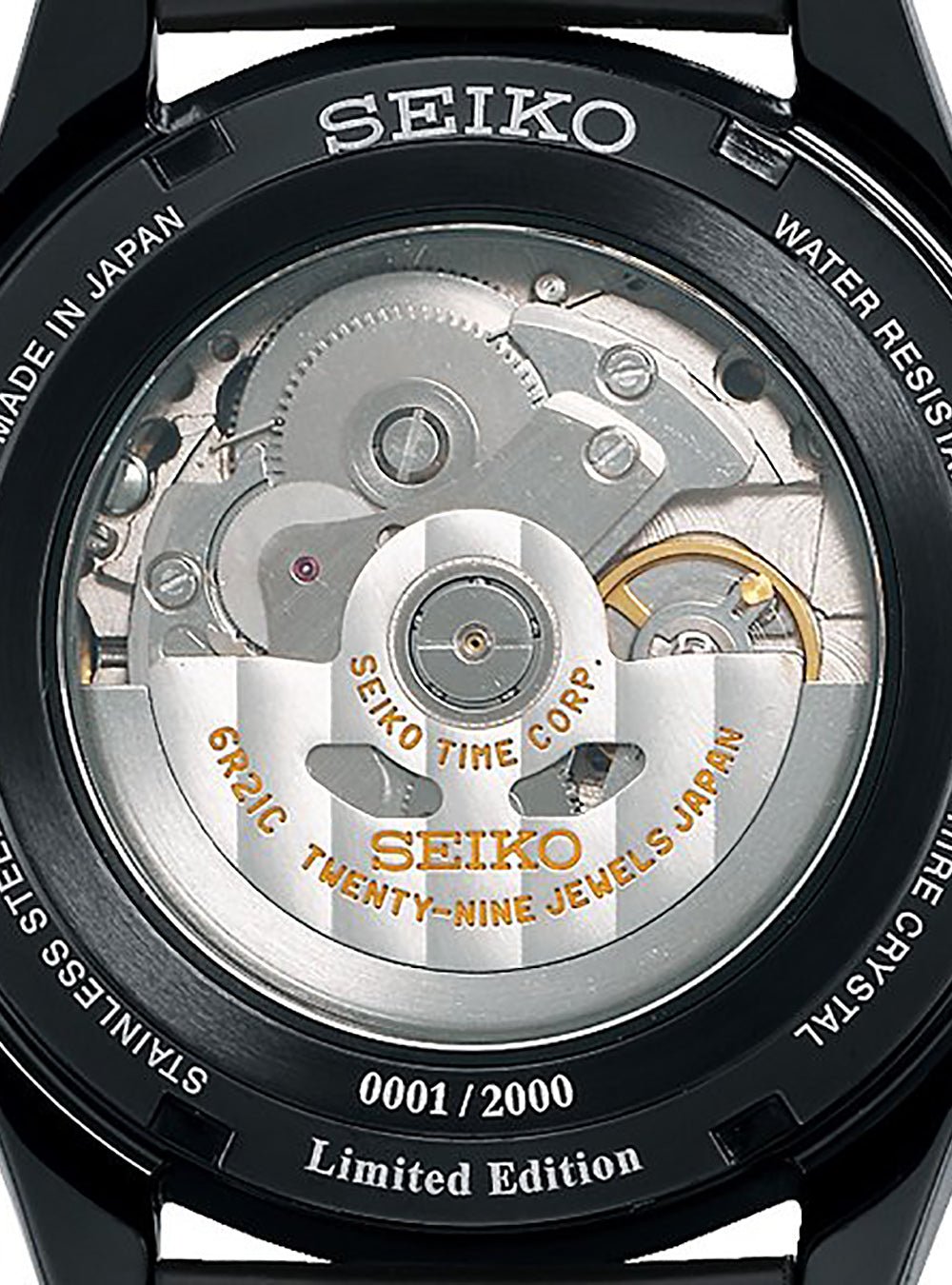 SEIKO PRESAGE PRESTIGE LINE SARW063 Sharp Edged Series Kabuki-Inspired Limited Edition Automatic Watch - Japanese Made JDM - Perfect for Collectors & Formal Occasions