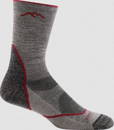 Darn Tough 1972 Light Hiker Micro Crew Lightweight Cushion Socks for Men - Hiking, Walking & Outdoor Activities