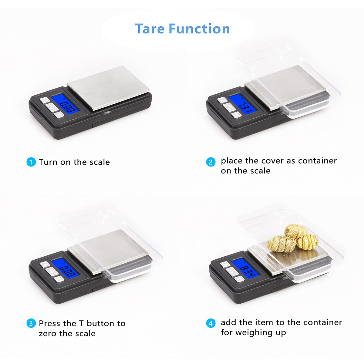 Fuzion Ultra Mini Gram Scale 100g x 0.01g Precision, Digital Pocket Jewelry Food Scale with Tray | 6 Unit Conversion, Tare Function & LCD Display | Perfect for Jewelry Making, Cooking, Portion Control & Postal Weighing