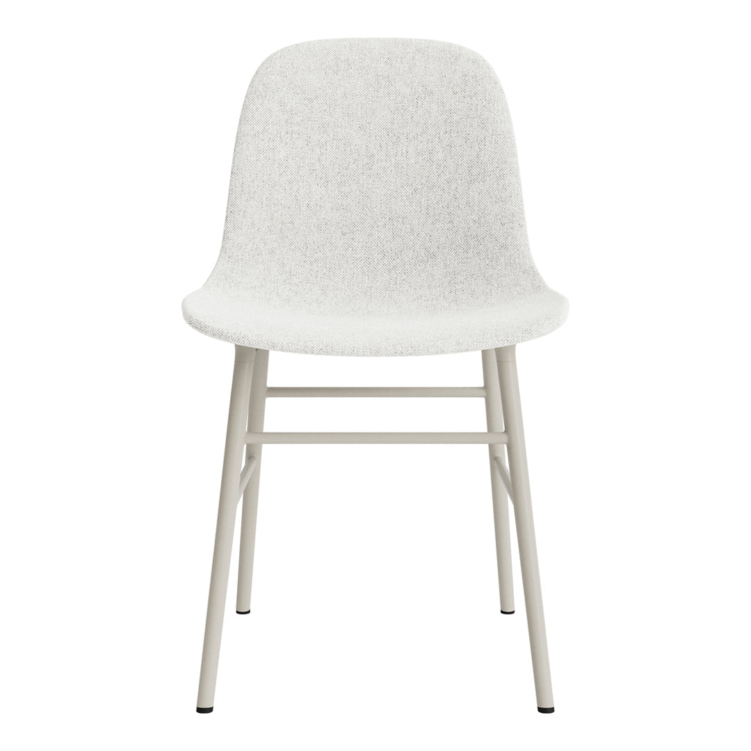 Modern Form Chair with Sturdy Metal Legs & Comfortable Upholstery - Perfect for Home Office, Living Room & Dining Room Decor