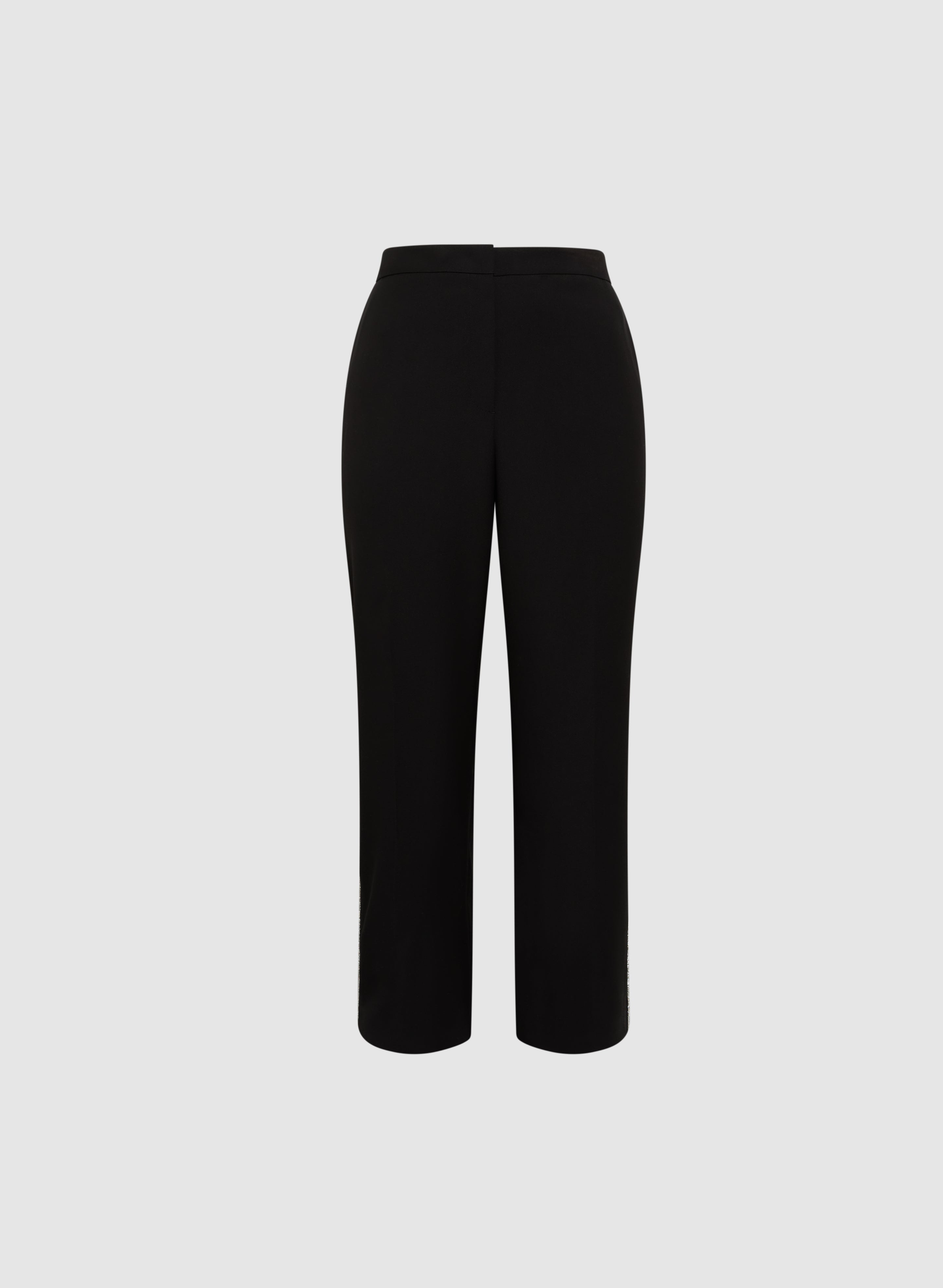 Premium Crystal Embellished Pants for Women - Elegant High Waist Trousers with Rhinestone Details | Perfect for Parties, Weddings & Evening Events