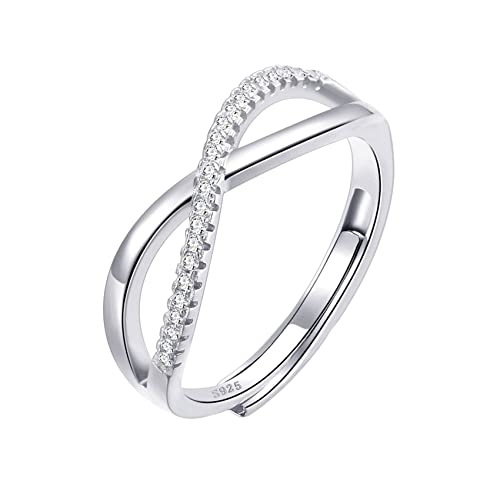 figure eight ring CZ