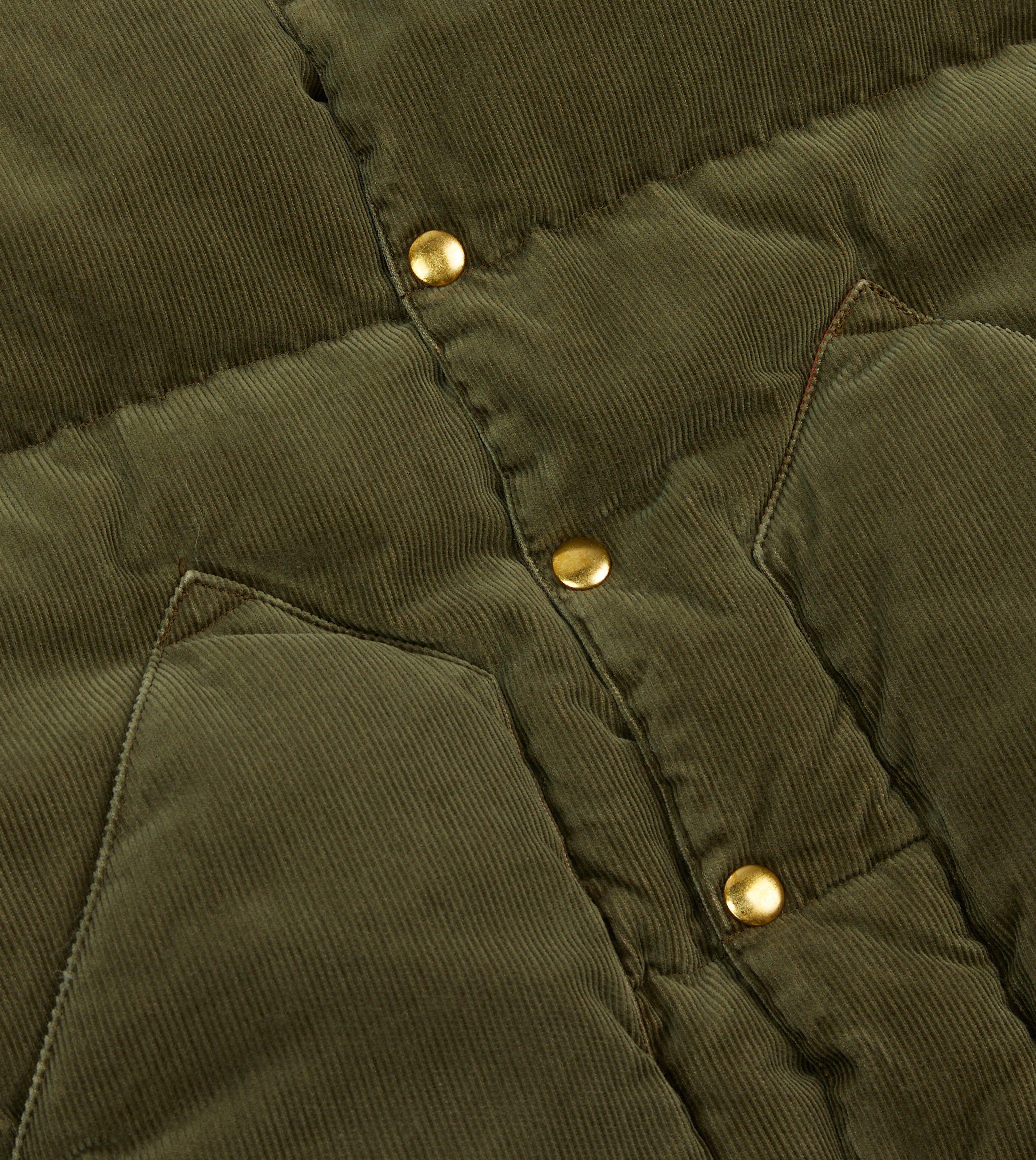 Rocky Mountain Featherbed Drake's Olive Corduroy Christy Down Vest - Warm Winter Layering for Outdoor Adventures & Casual Style