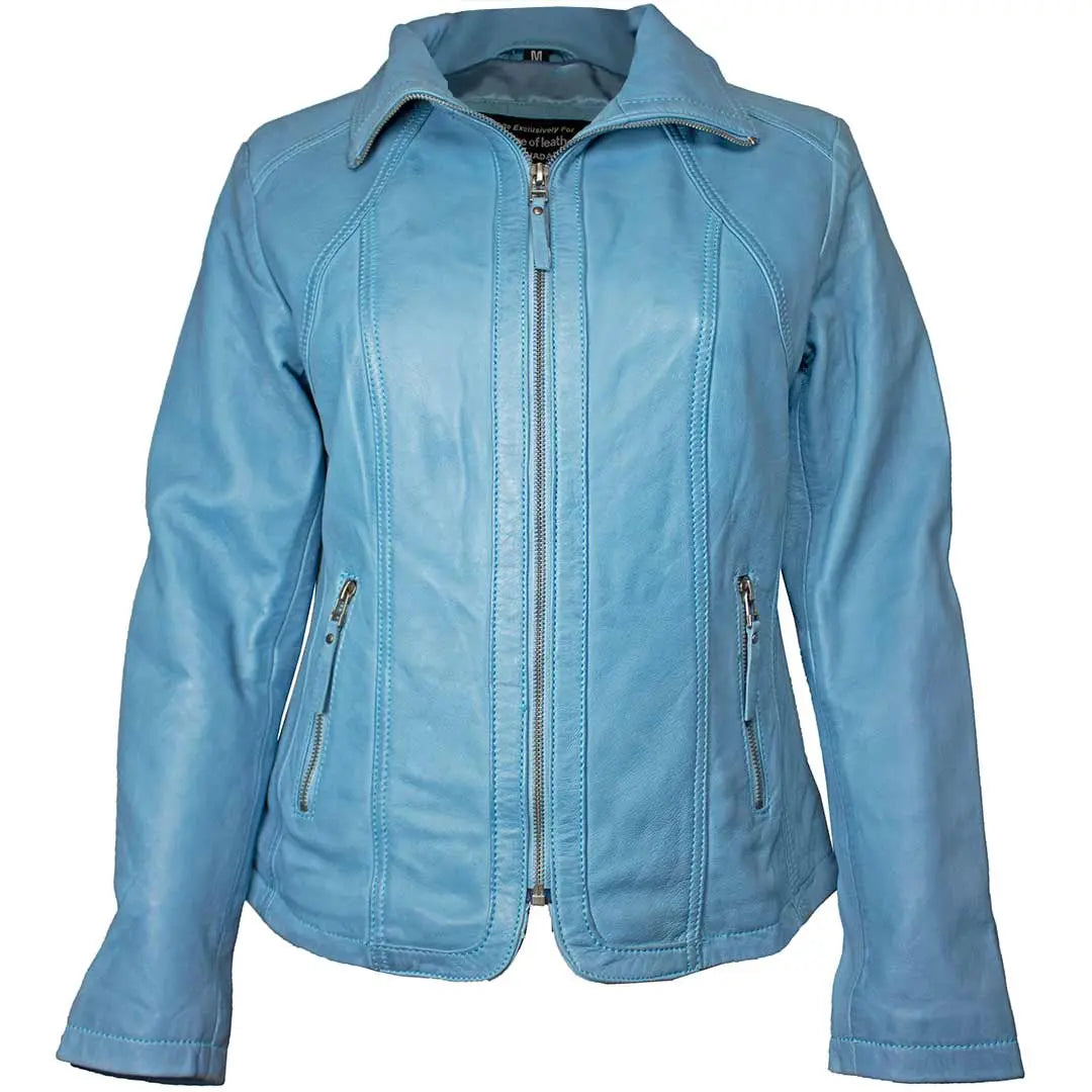 BOL Women's Grace Genuine Leather Jacket - Stylish & Comfortable Outerwear for Casual, Office & Night Out