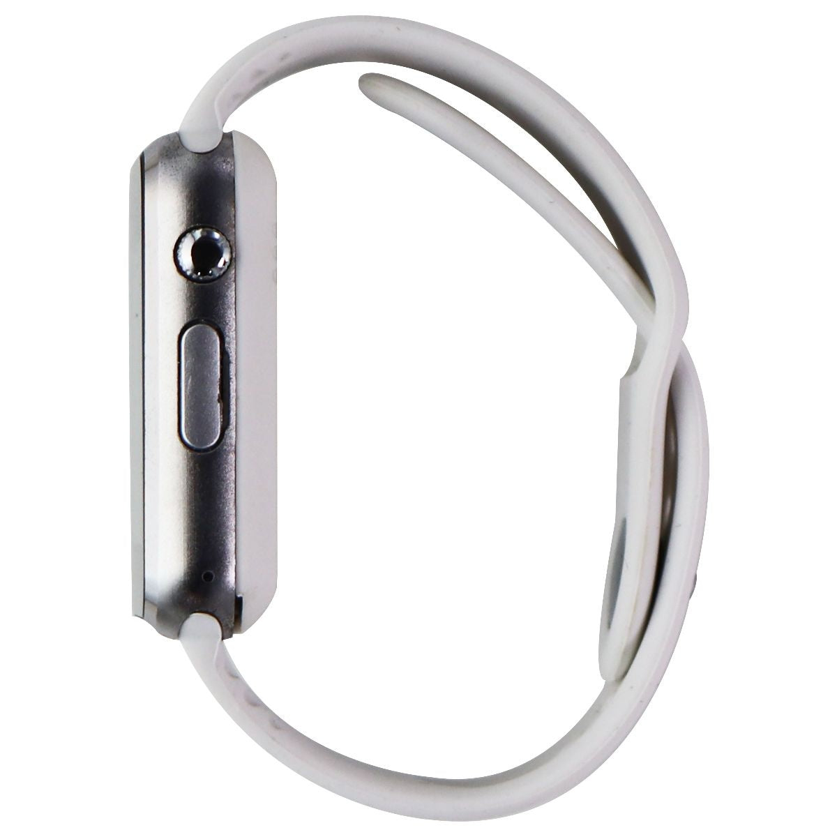 Amazqi Touch Screen Smart Watch with Built-in Camera, Fitness Tracker, Heart Rate Monitor - White/Silver - Perfect for Running, Workouts & Daily Activity Tracking