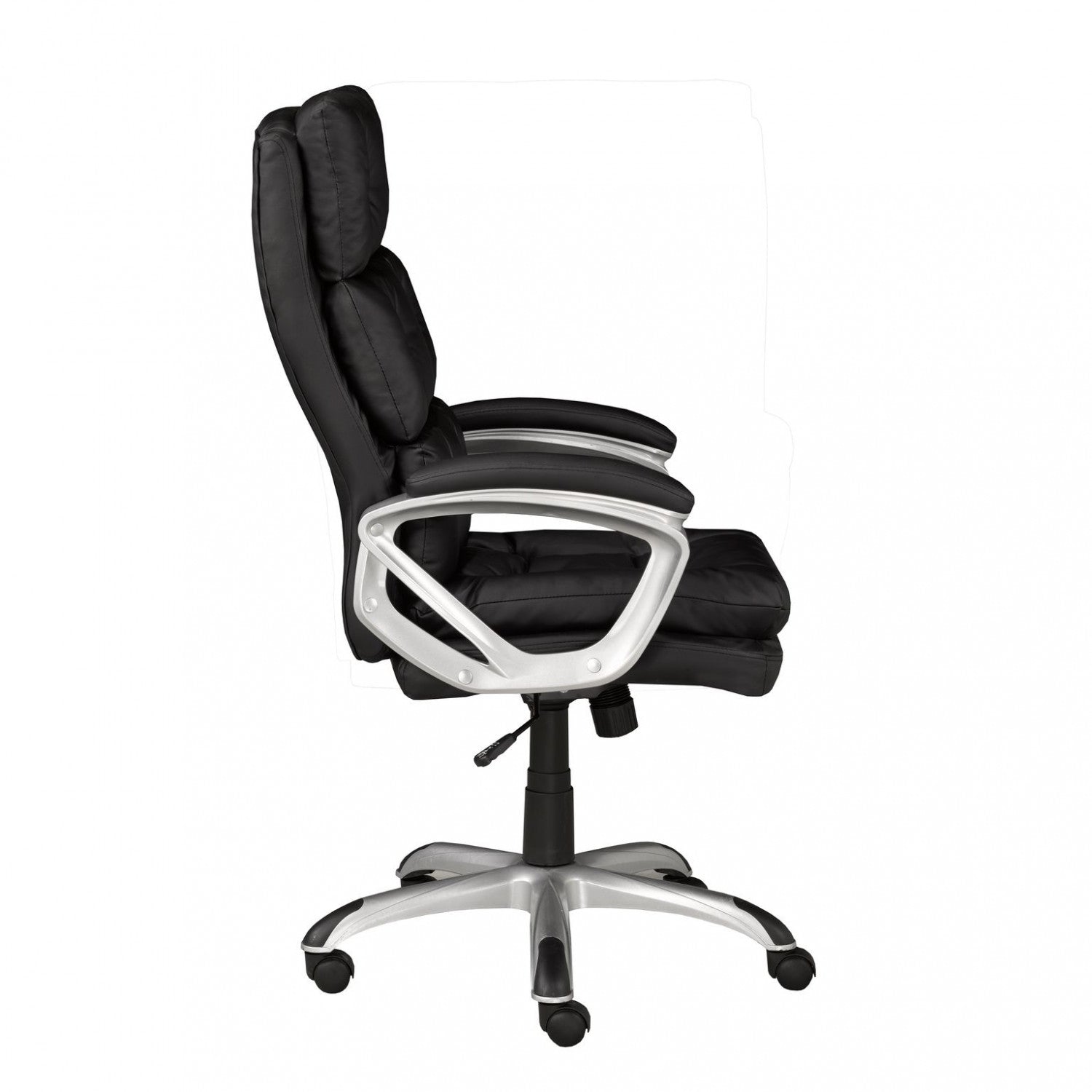 Ergonomic Vita Office Chair - Black - Adjustable Height & Lumbar Support for Home & Office Workspace