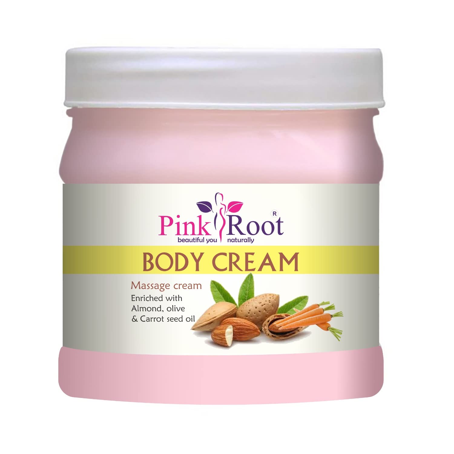 Pink Root & Neem Body Massage Cream Set - 500gm Each for Relaxation & Skin Care | Perfect for Spa, Home Massage & Moisturizing