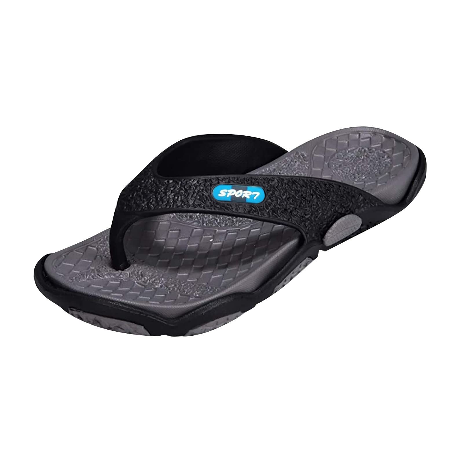 **Women's Comfortable Summer Flip Flops with Arch Support - Rainbow Pillow Slides for Beach, Pool & Casual Wear - Pink Wedge Sandals for Women & Men**    *(场景: Perfect for beach vacations, poolside relaxation, or everyday casual outings.)*