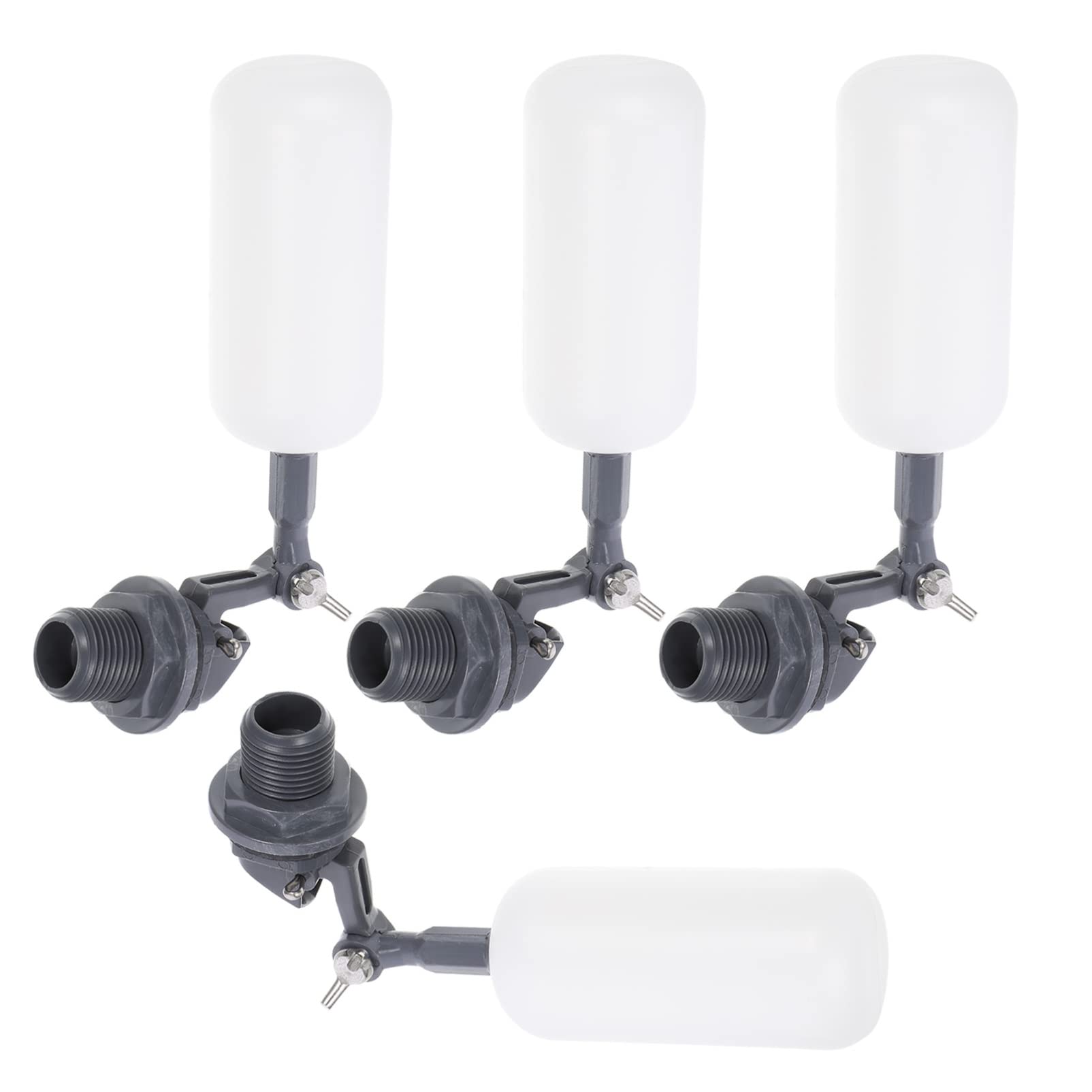 **VILLCASE 4PCS Float Water Balls - 1/2 Inch Stock Tank Float Valve for Swimming Pools, Ponds & Water Troughs - Durable Sink Accessories for Water Level Control**