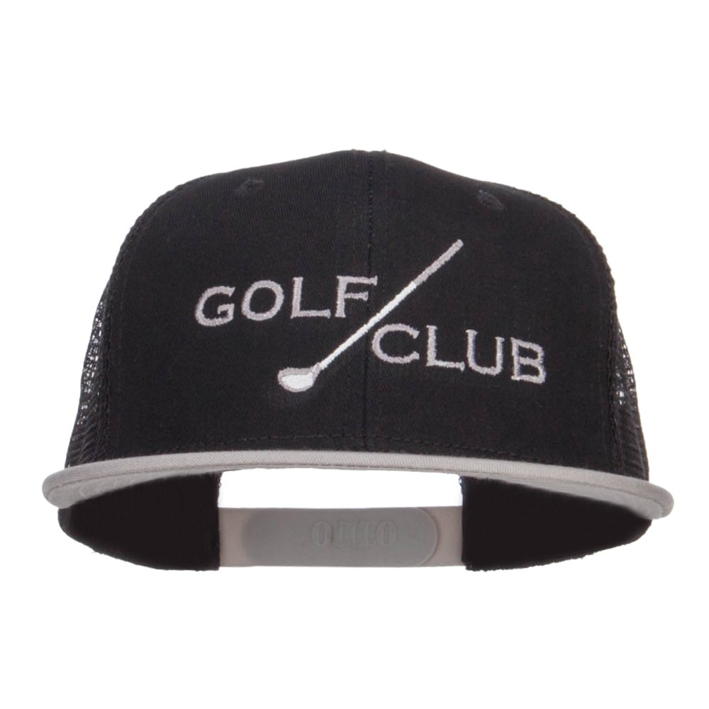 E4Hats.com Golf Club Embroidered Mesh Snapback Cap - Adjustable Dad Hat for Men & Women - Perfect for Golfing, Outdoor Sports & Casual Wear