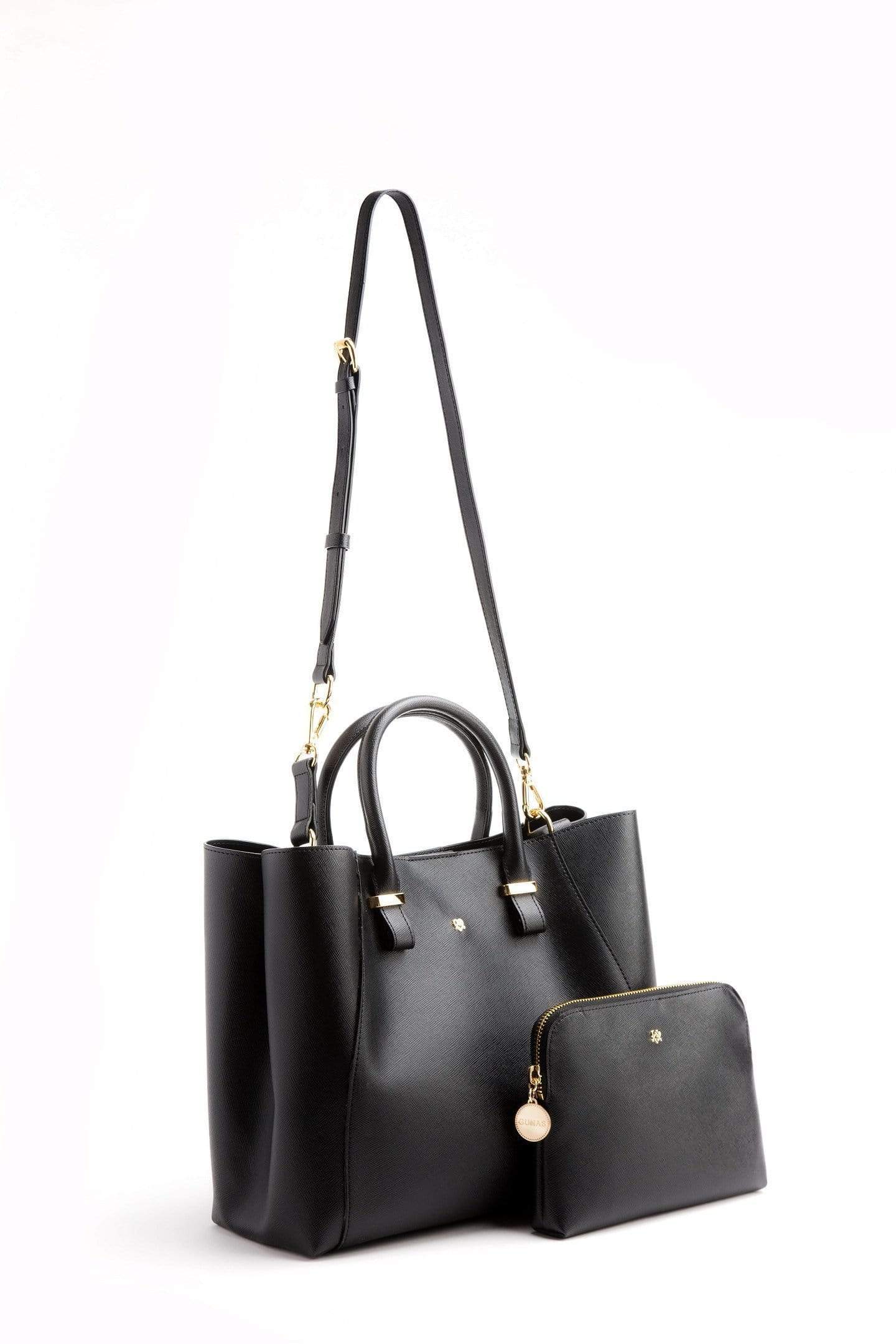 Jane Vegan Leather Handbag for Women - Stylish Black Crossbody Purse | Perfect for Work, Travel & Everyday Use