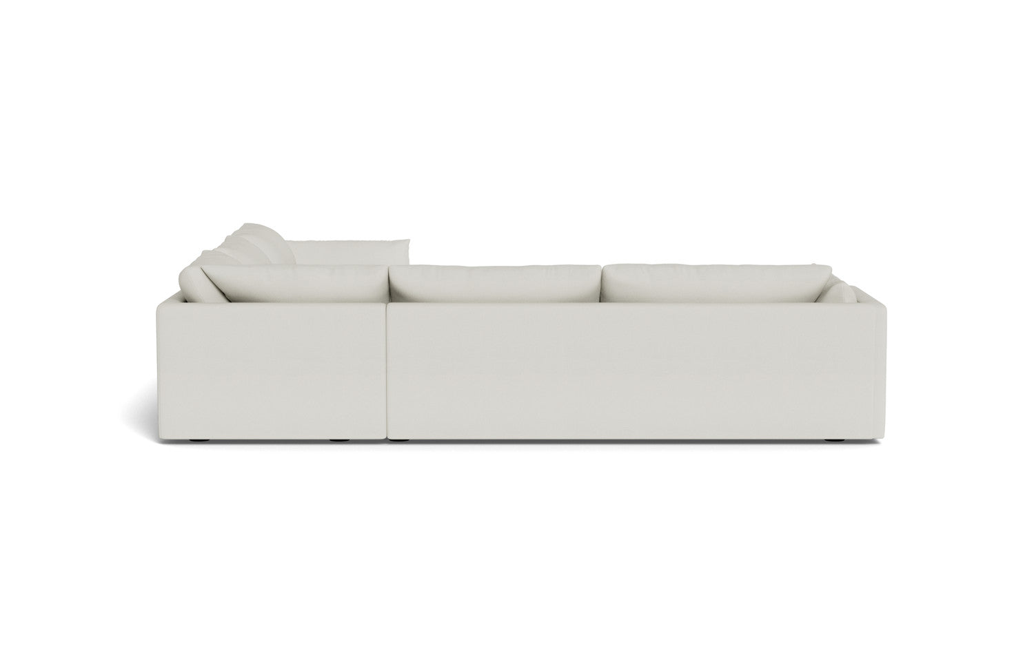 SoCo 124 Corner Sectional Sofa - Modern L-Shaped Couch with Storage & Recliner for Living Room, Family Room, or Home Theater - Comfortable Fabric Upholstery & Sturdy Frame