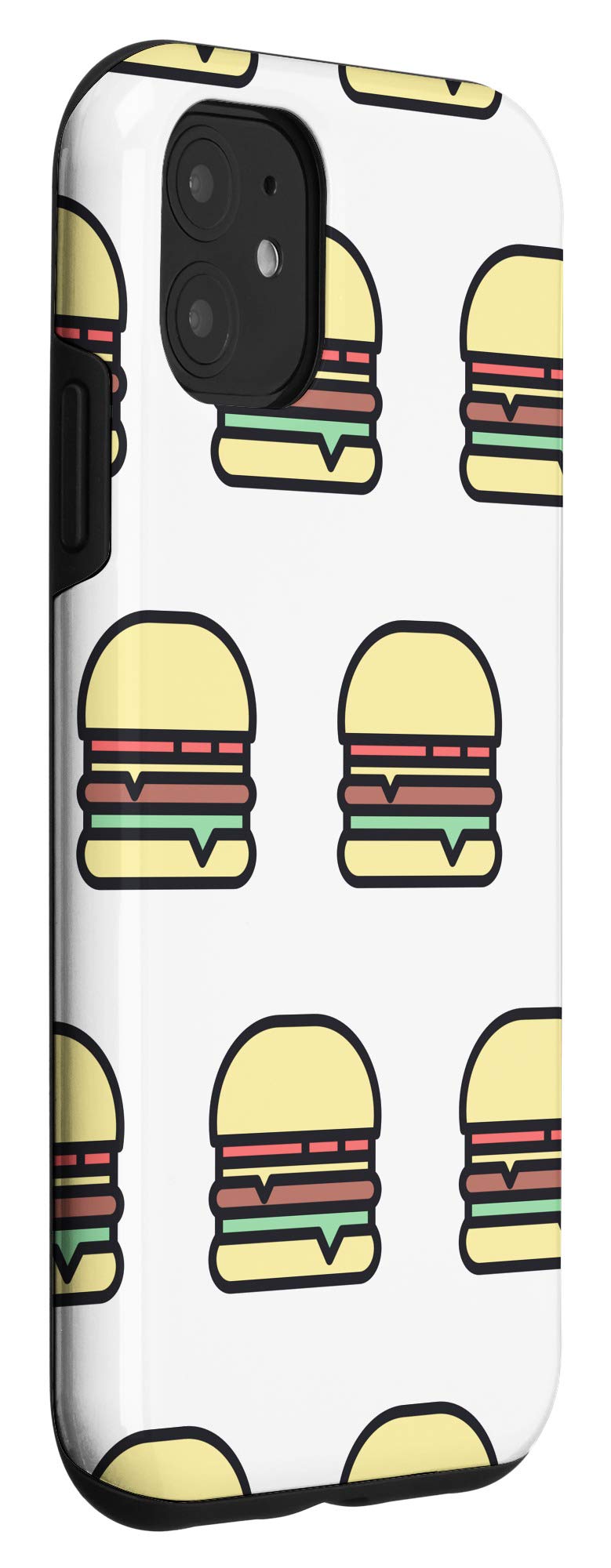 Funny & Cute Cartoon Hamburger iPhone 11 Case - Trendy Protective Cover for iPhone 11 - Perfect for Food Lovers, Gift Ideas & Everyday Use