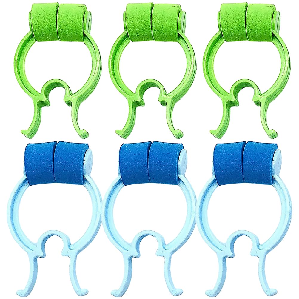 6pcs Nosebleed Clips for Adults & Kids - Soft Foam Nose Clip to Stop Nosebleeds Fast - Epistaxis Clip for Swimming, Sports & First Aid Kit - Breathable Nosebleed Stopper for Emergency & Daily Use