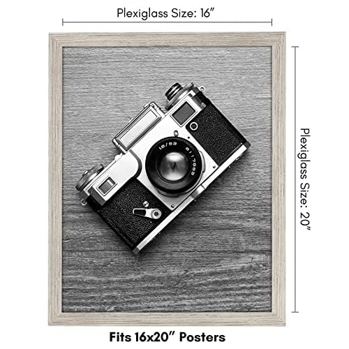Americanflat 16x20 Wood Picture Frame - Wall Display for Home & Office Decor