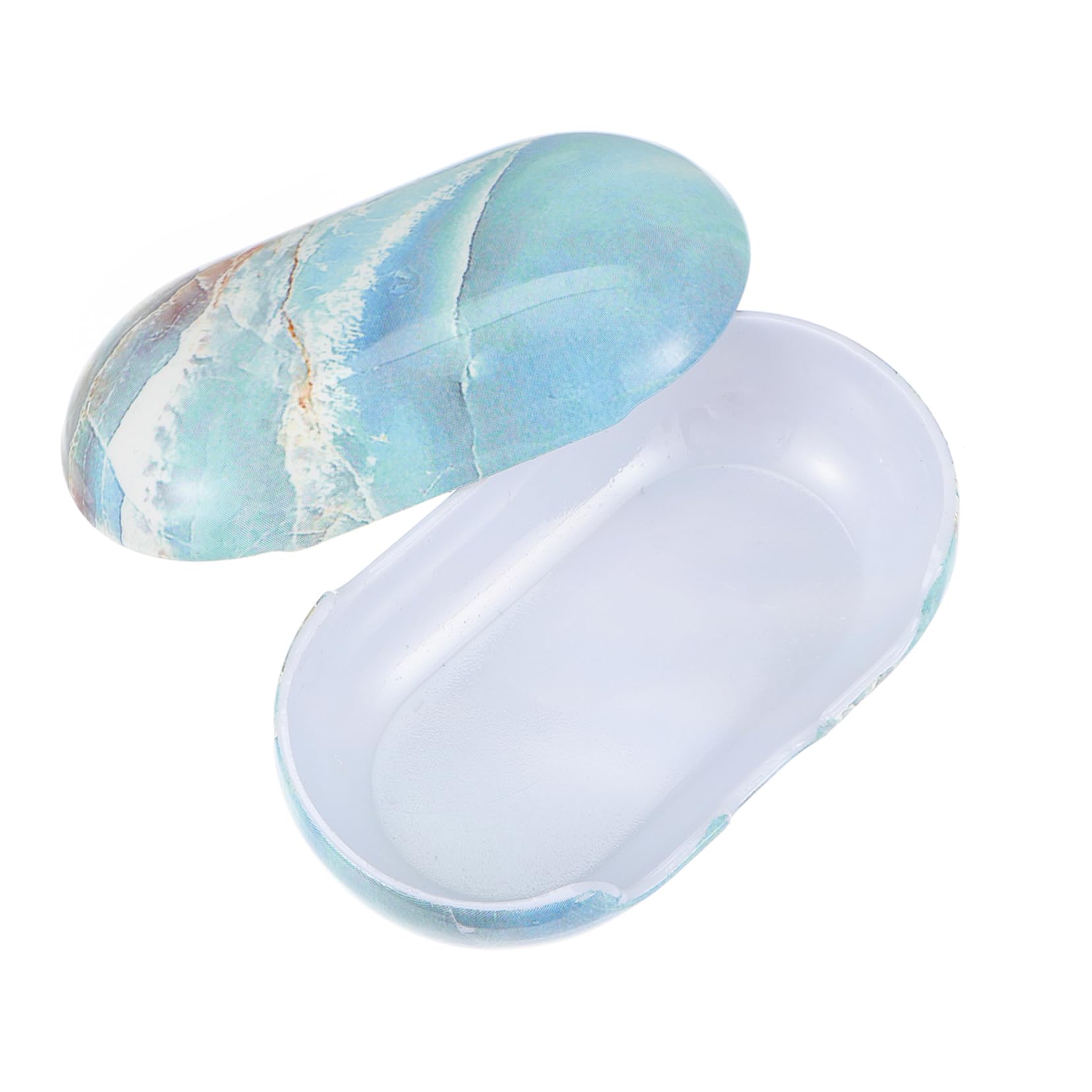 Gadpiparty 3 Pack Marble Pattern Shockproof Headphone Storage Case - Portable Protective Box for Plus/White - Perfect for Travel, Office & Home Organization