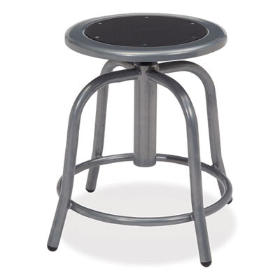 NPS 6800 Series Heavy Duty Height Adjustable Metal Swivel Stool - 300 lb Weight Capacity - Perfect for Office, Workshop, Kitchen & Industrial Use