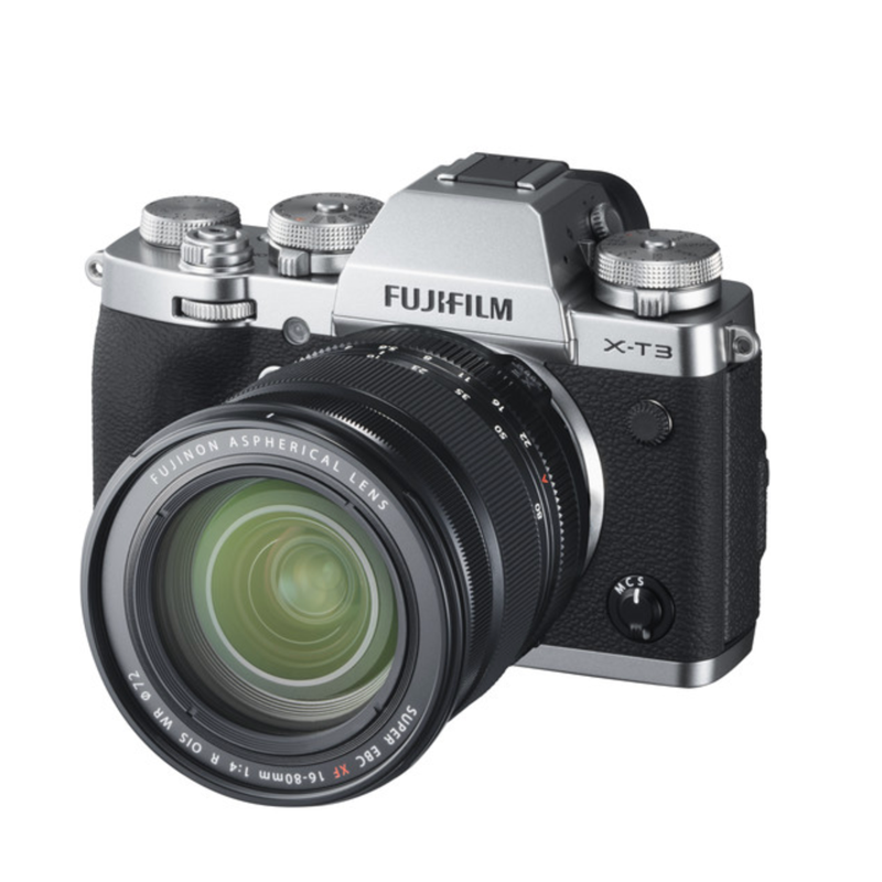 Fujifilm X-T3 Mirrorless Digital Camera with 16-80mm f/4 OIS WR Lens Kit (Silver) - Perfect for Travel Photography, Vlogging & Professional Shooting