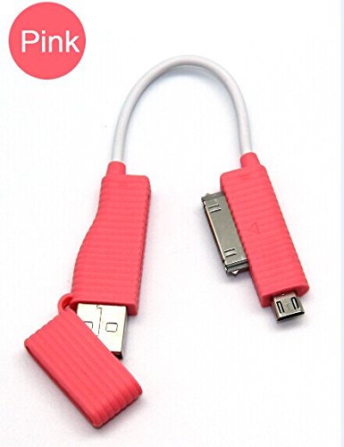 Pink Lock-Shaped USB Cable - Secure Charging & Data Transfer for Phones, Tablets, Laptops - Perfect for Travel, Office & Home Use