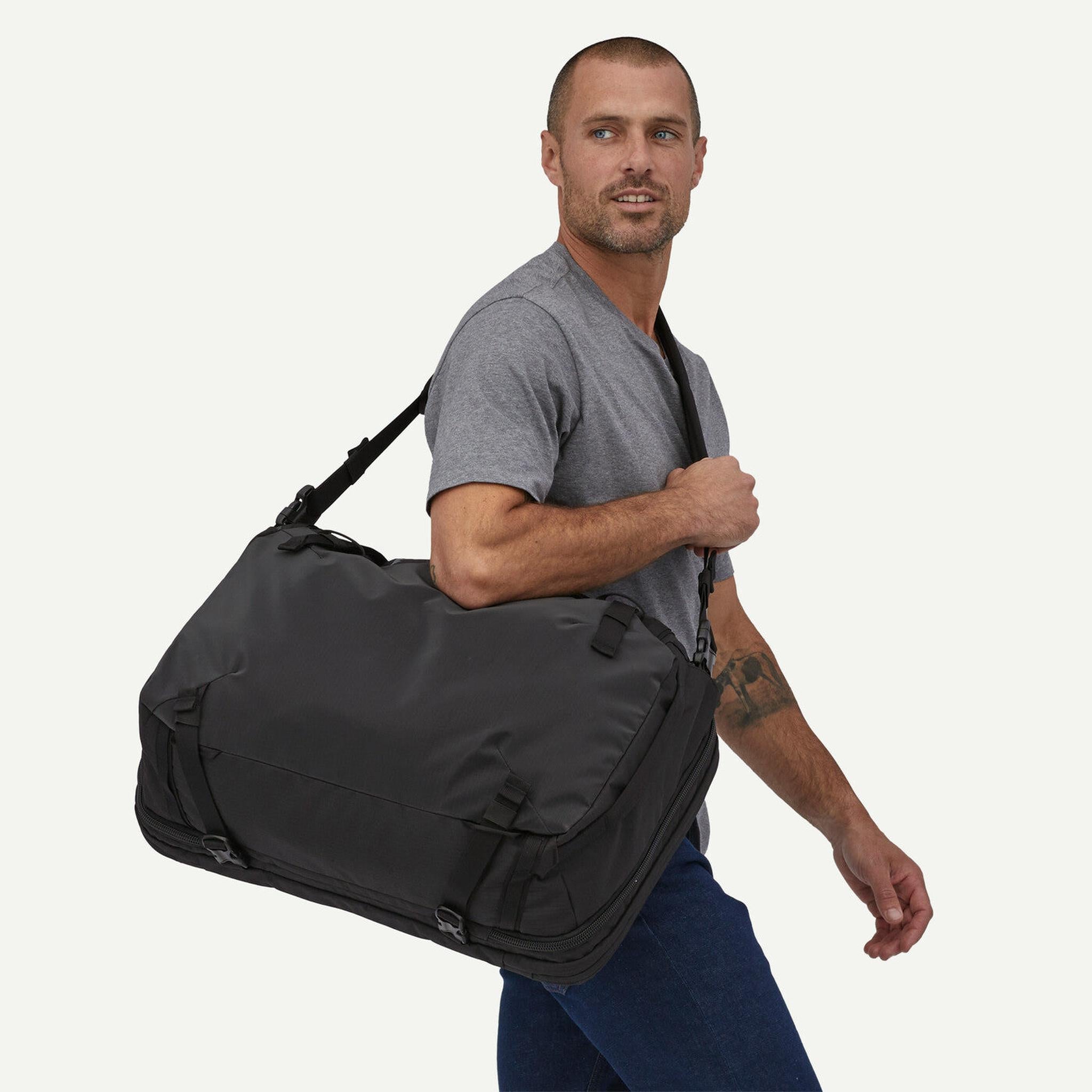Patagonia Black Hole MLC 45L Convertible Travel Backpack - Waterproof Carry-On Backpack for Hiking, Camping & Business Travel