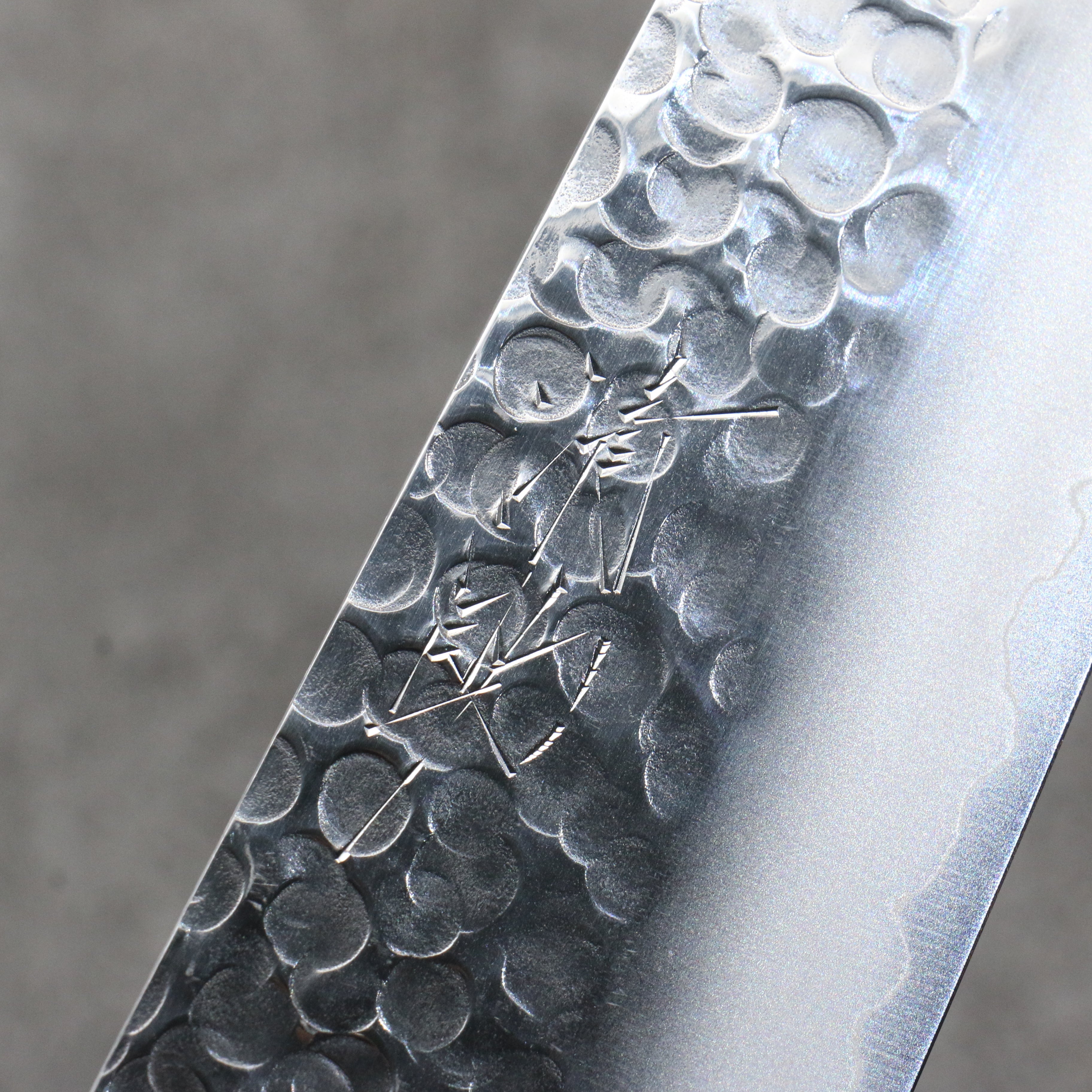 Premium Seisuke VG1 Hammered Migaki Santoku Knife 165mm - Black Pakkawood Handle - Japanese Kitchen Knife for Slicing, Dicing & Chopping Vegetables, Meat & Fish