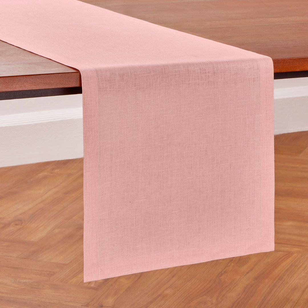 Elegant Diana Medium Weight Table Runner - Perfect for Dining Tables, Weddings, and Holiday Decor - 60-Inch Linen Table Runner for Stylish Home Decor