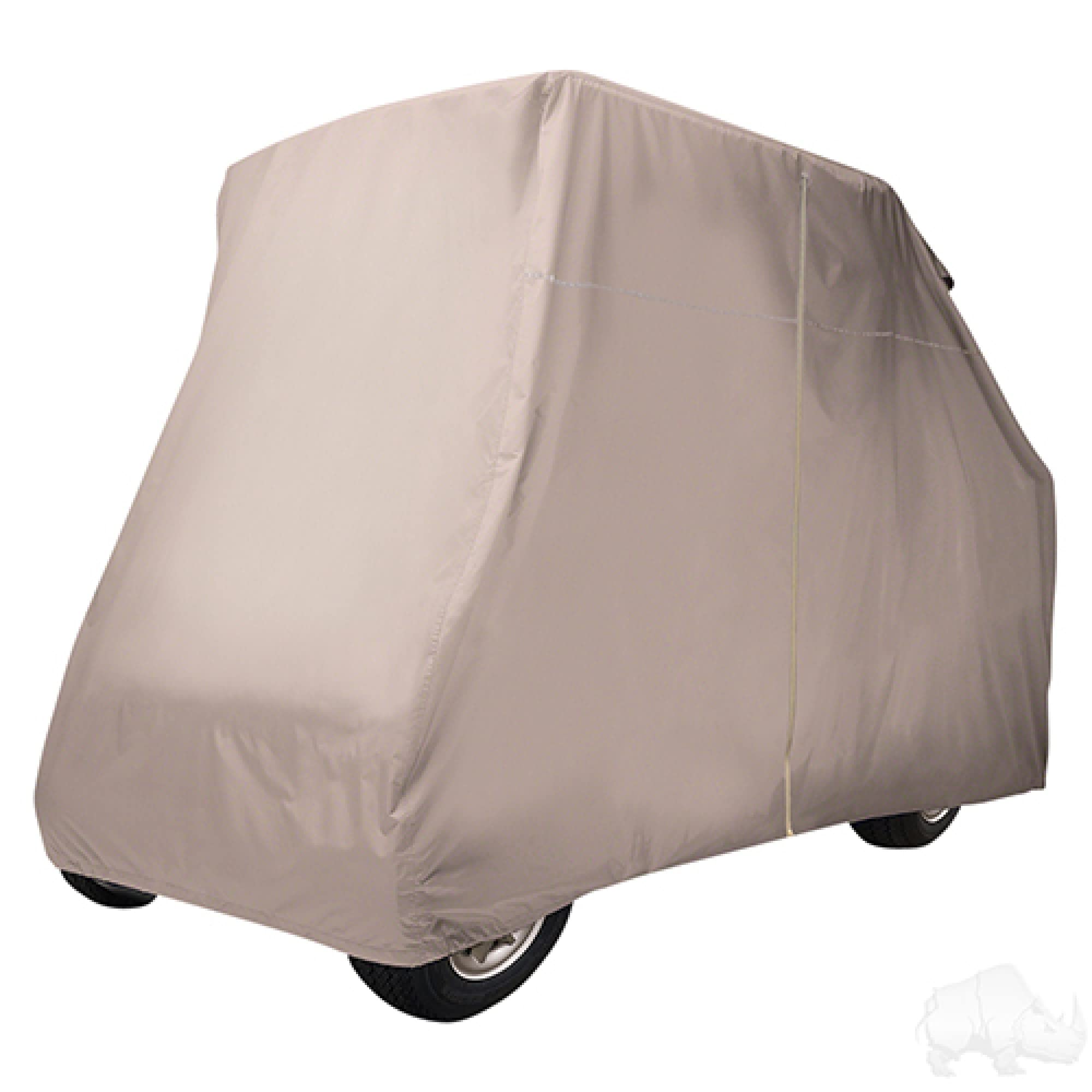 **Heavy-Duty Golf Cart Storage Cover with Rear Seat Protection - Waterproof, UV-Resistant for Outdoor Use - Fits Most Golf Carts with Rear Seats (Perfect for Garage, Driveway & Travel Storage)**