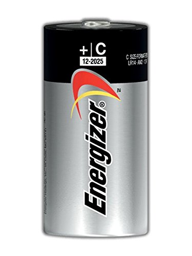 Energizer Max Premium Alkaline C Batteries (4-Pack) – Long-Lasting Power for Flashlights, Toys, and Electronic Devices – E93BP-4