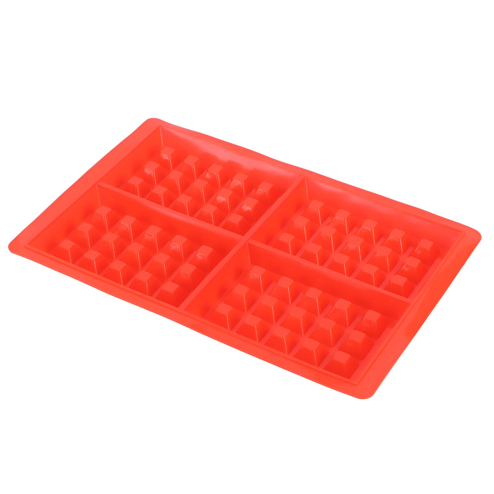 Non-Stick Silicone Waffle Molds - Reusable DIY Baking Molds for Waffles, Muffins, Cakes & Puddings | Perfect for Ice Cubes, Desserts & Party Treats | Dishwasher Safe Kitchen Baking Accessories