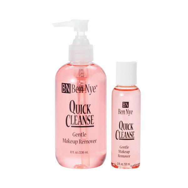 Ben Nye Quick Cleanse Makeup Remover Wipes - Gentle & Effective for All Skin Types | Perfect for Travel, Gym & On-the-Go Makeup Removal