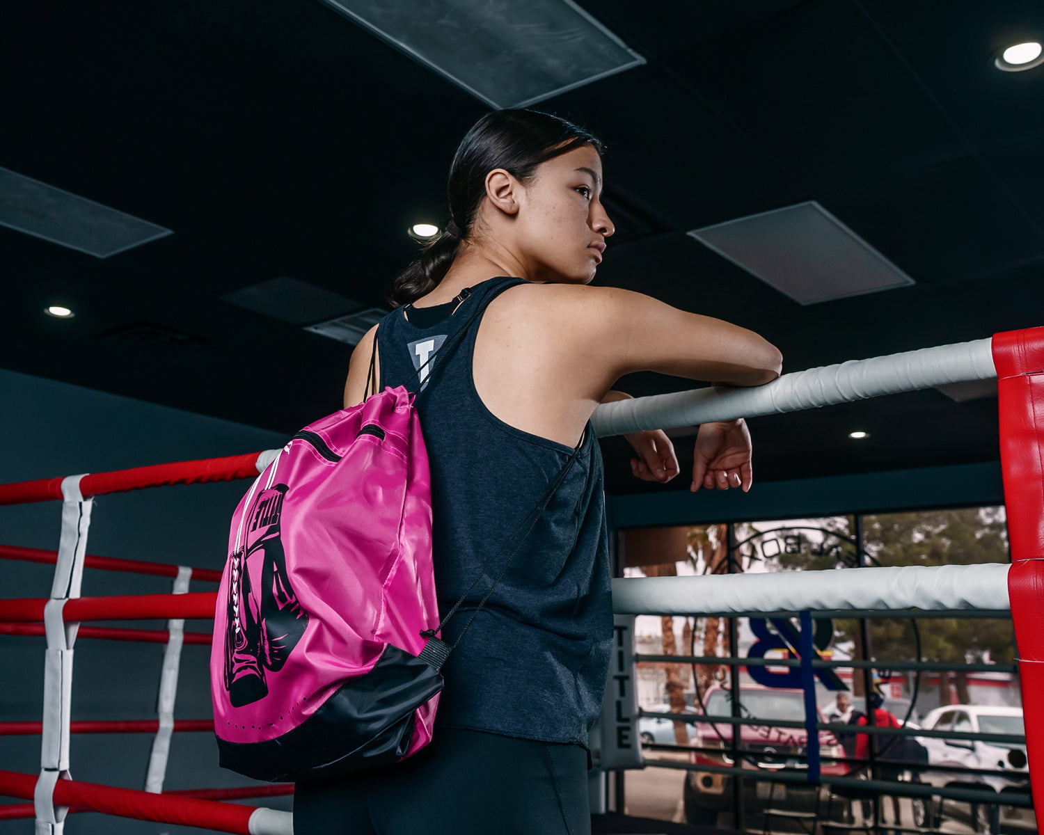TITLE Boxing Bruiser Gym Sack - Durable Training Gear for Boxing, MMA & Fitness - Perfect for Gym, Travel & Sports Equipment Storage