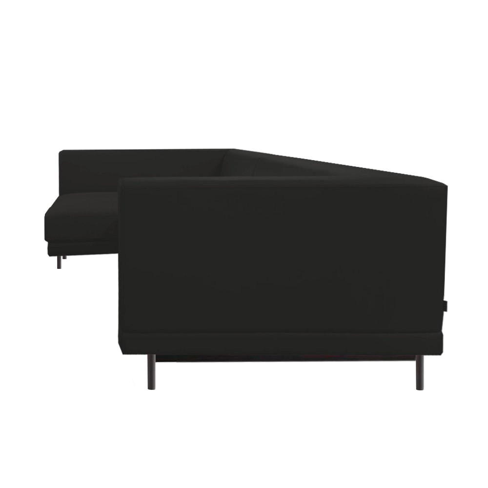 Hemlock Left Chaise Sofa - Modern L-Shaped Sectional Couch with Reversible Design, Plush Cushions & Sturdy Frame | Perfect for Living Room, Family Room & Home Theater Seating