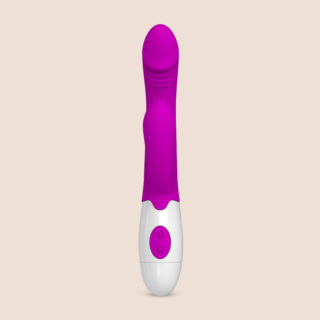 Pretty Love Andre | Silicone Dual Rabbit Stimulator for Women - Powerful Clitoral & G-Spot Vibrator for Intimate Pleasure | Perfect for Couples Play & Solo Sensual Exploration