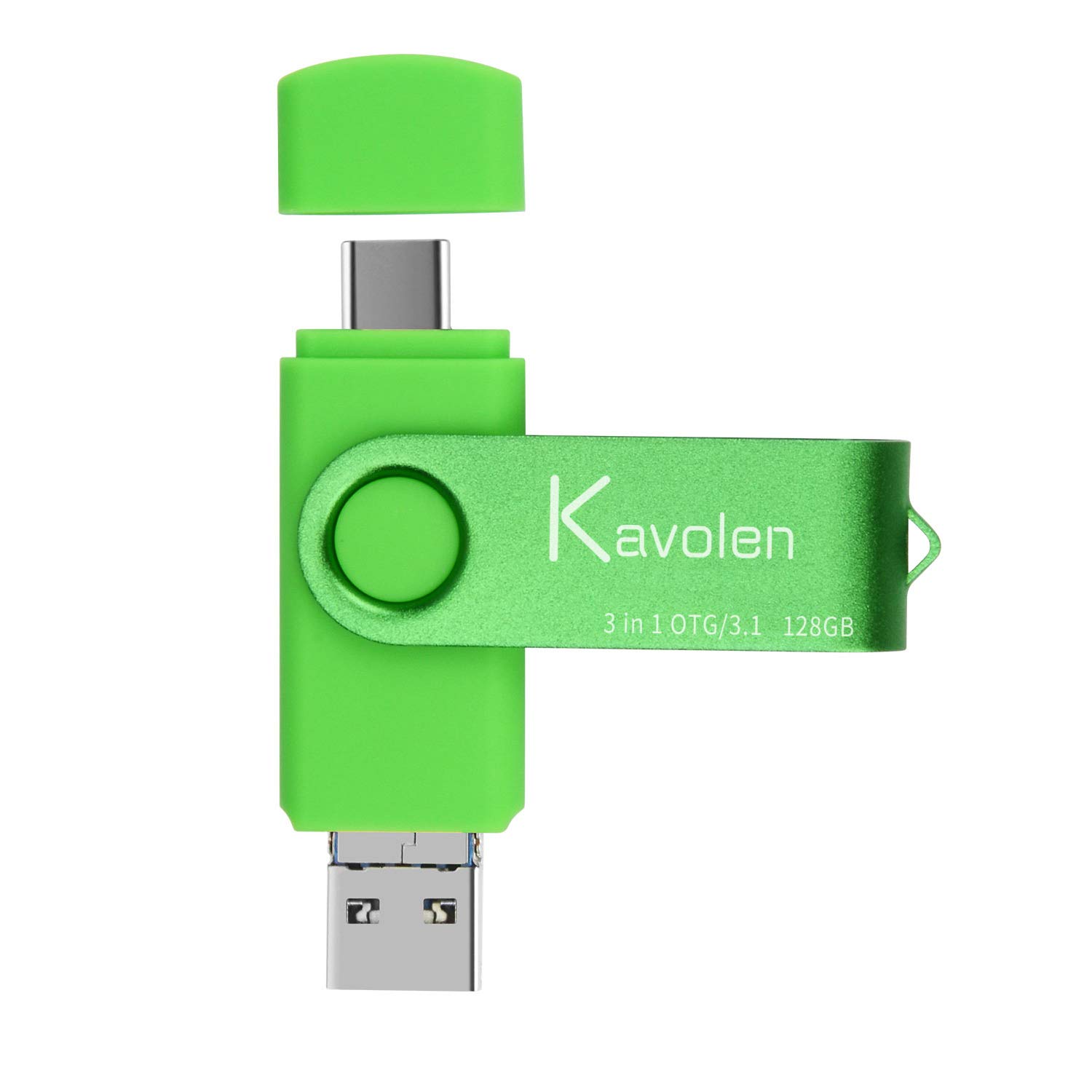 512GB 3-in-1 USB Flash Drive - USB 3.1 High Speed OTG Memory Stick with Type-C, Micro USB & USB A - Compatible with PC, Laptop, Samsung Galaxy, Google Pixel, Huawei, Moto - Perfect for Data Transfer, Backup & File Storage