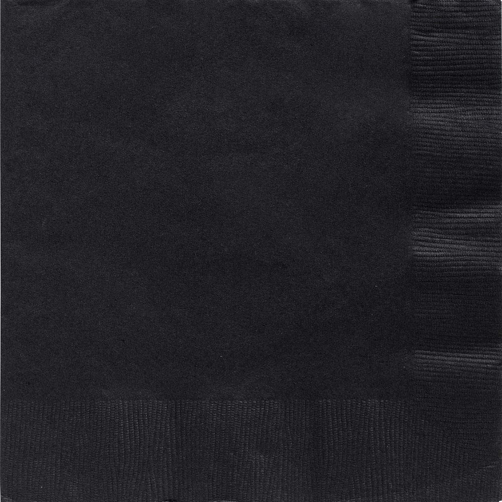 Premium Black Dinner Napkins 50ct - Elegant Disposable Table Napkins for Weddings, Parties, Birthdays & Graduations | Perfect for Formal Events, Holiday Gatherings & Special Occasions