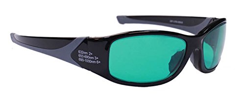 808nm Alexandrite Laser Safety Glasses - High Light Transmission, Silver Frame for Diode Laser Protection | Ideal for Tattoo Removal, Hair Removal & Medical Laser Procedures