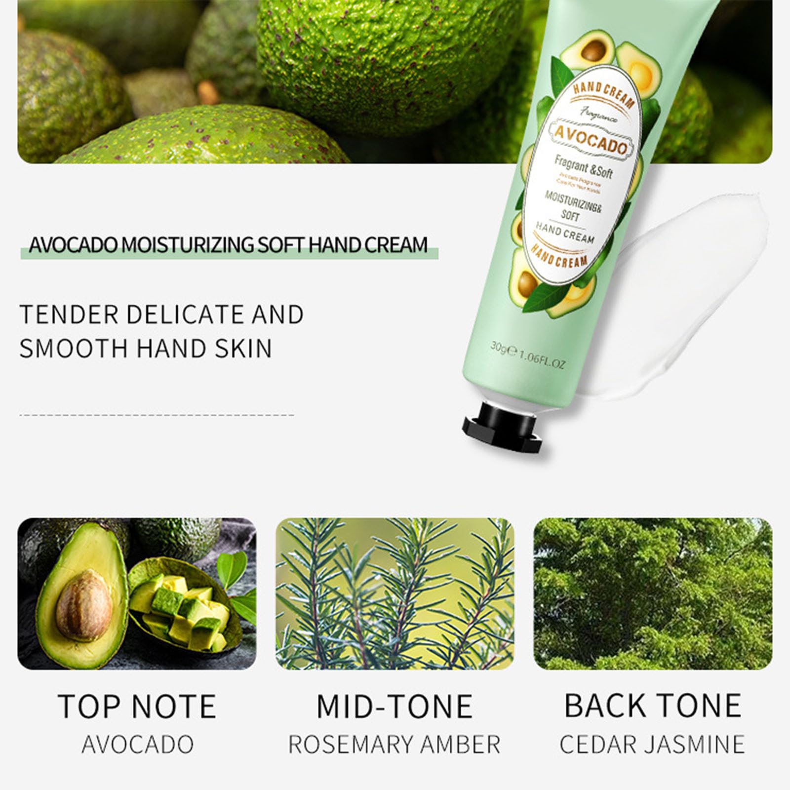 Mini Hand Cream Set - 4 Pack Moisturizing & Repairing Hand Creams for Dry Skin - Perfect for Travel, Office, and Home Use