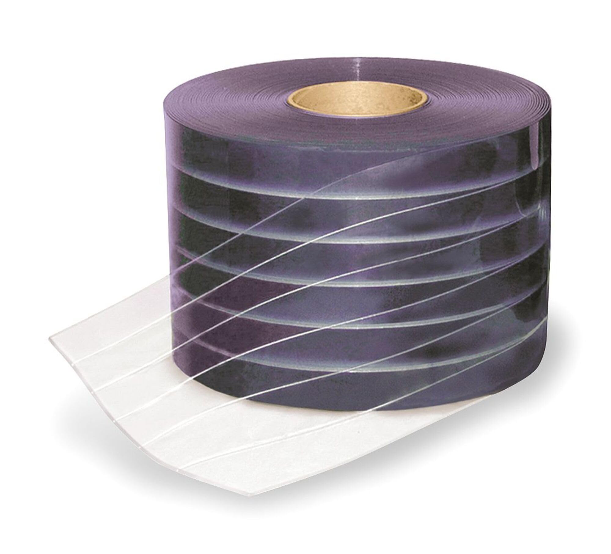8 Inch Clear Flexible Bulk Ribbed Roll - Perfect for Packaging, Shipping, and DIY Crafts