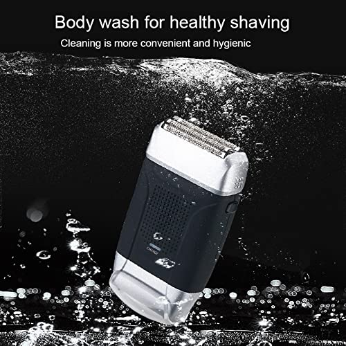Best Electric Razor for Men - Powerful Wet & Dry USB Rechargeable Shaver with Washable Foil - Perfect for Travel, Home & Gym Grooming