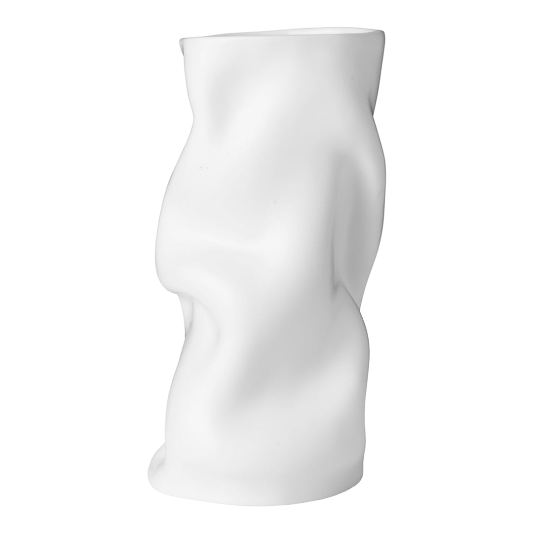 Sofia Tufvasson Collapse Vase - Modern Foldable Ceramic Vase for Home Decor, Office & Wedding Centerpieces