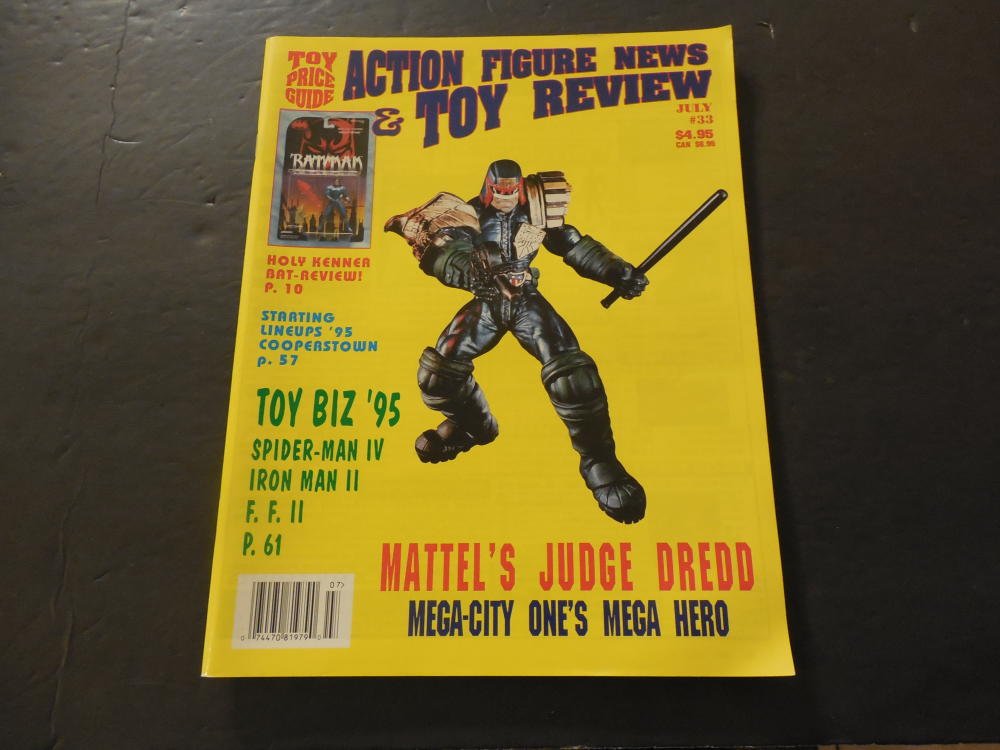 Action Toy News & Toy Review Issue #33 July 1995 - Vintage Toy Collector's Price Guide & Rare Action Figure Values | Perfect for Collectors, Investors & 90s Nostalgia Enthusiasts