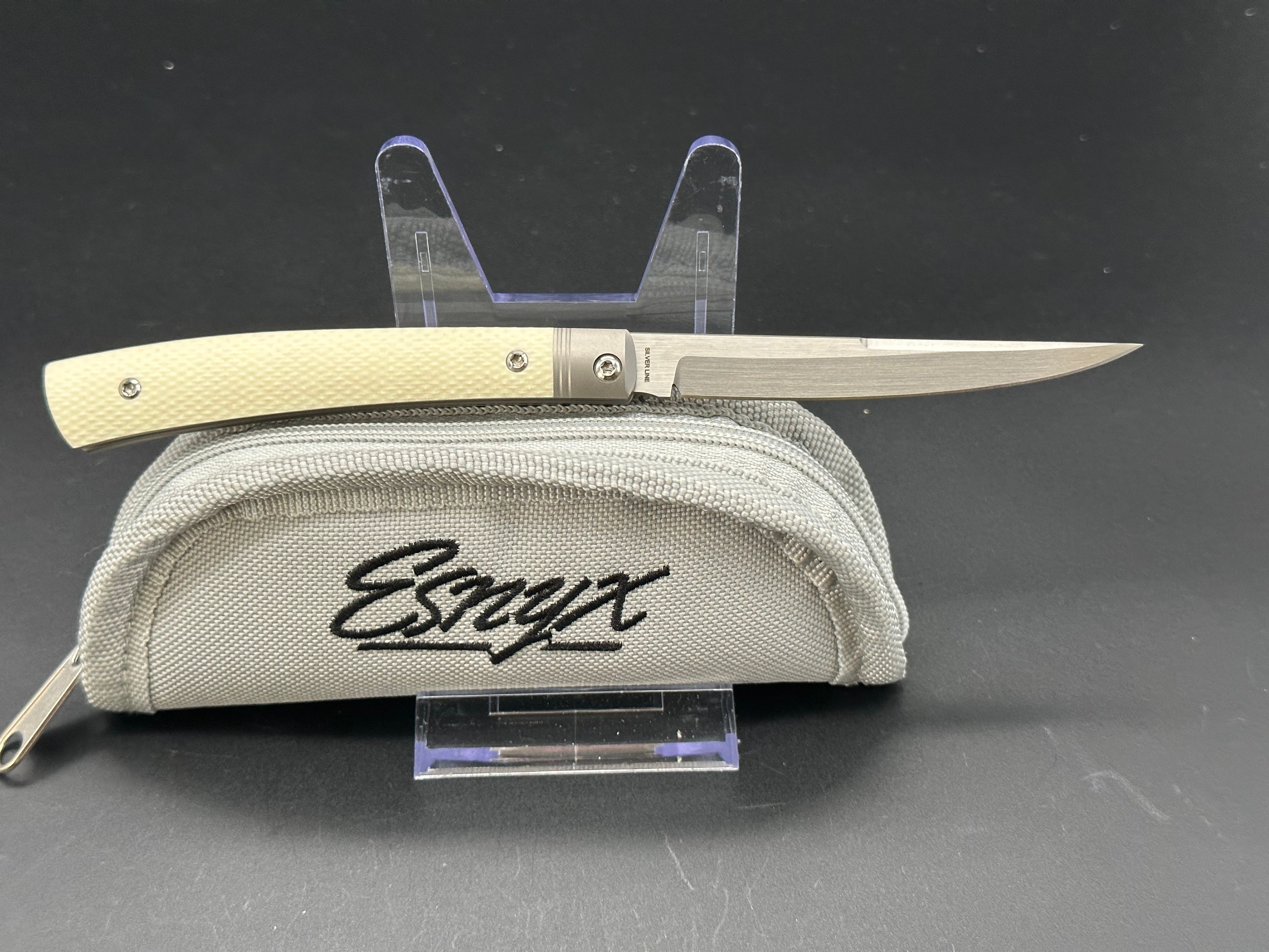 ESNYX Knives Barracuda Slip Joint Pocket Knife - High-Quality Stainless Steel Blade, Compact & Lightweight for Everyday Carry (EDC), Camping, Hiking & Outdoor Adventures