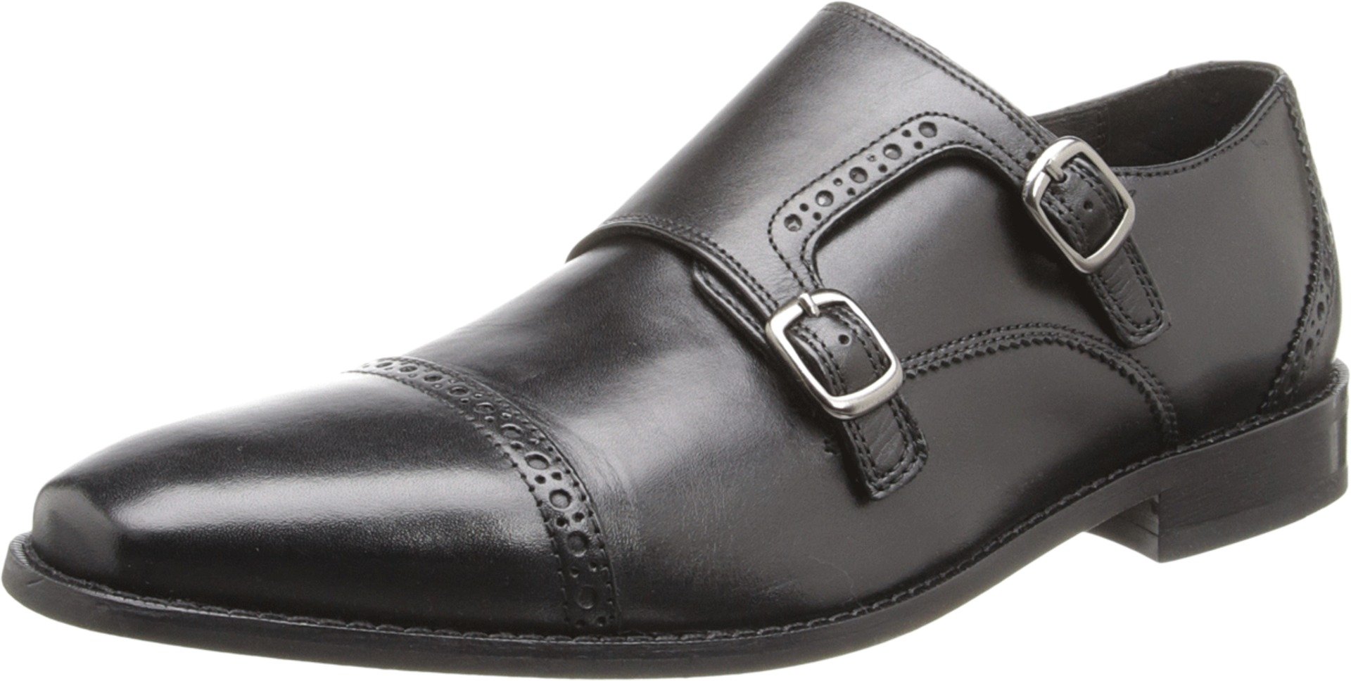 Florsheim Men's Castellano Monk Strap Dress Shoes – Classic Oxford Style for Business & Formal Occasions | Comfortable & Stylish Office & Wedding Footwear