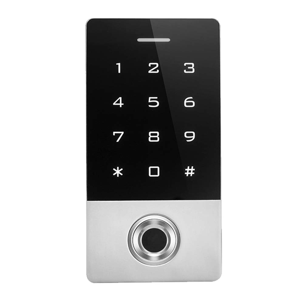 Smart Fingerprint Door Lock with Keypad & IC Card Reader - 10-Digit Access Control for Home Security | Easy Installation for Front Door, Apartment & Office Use
