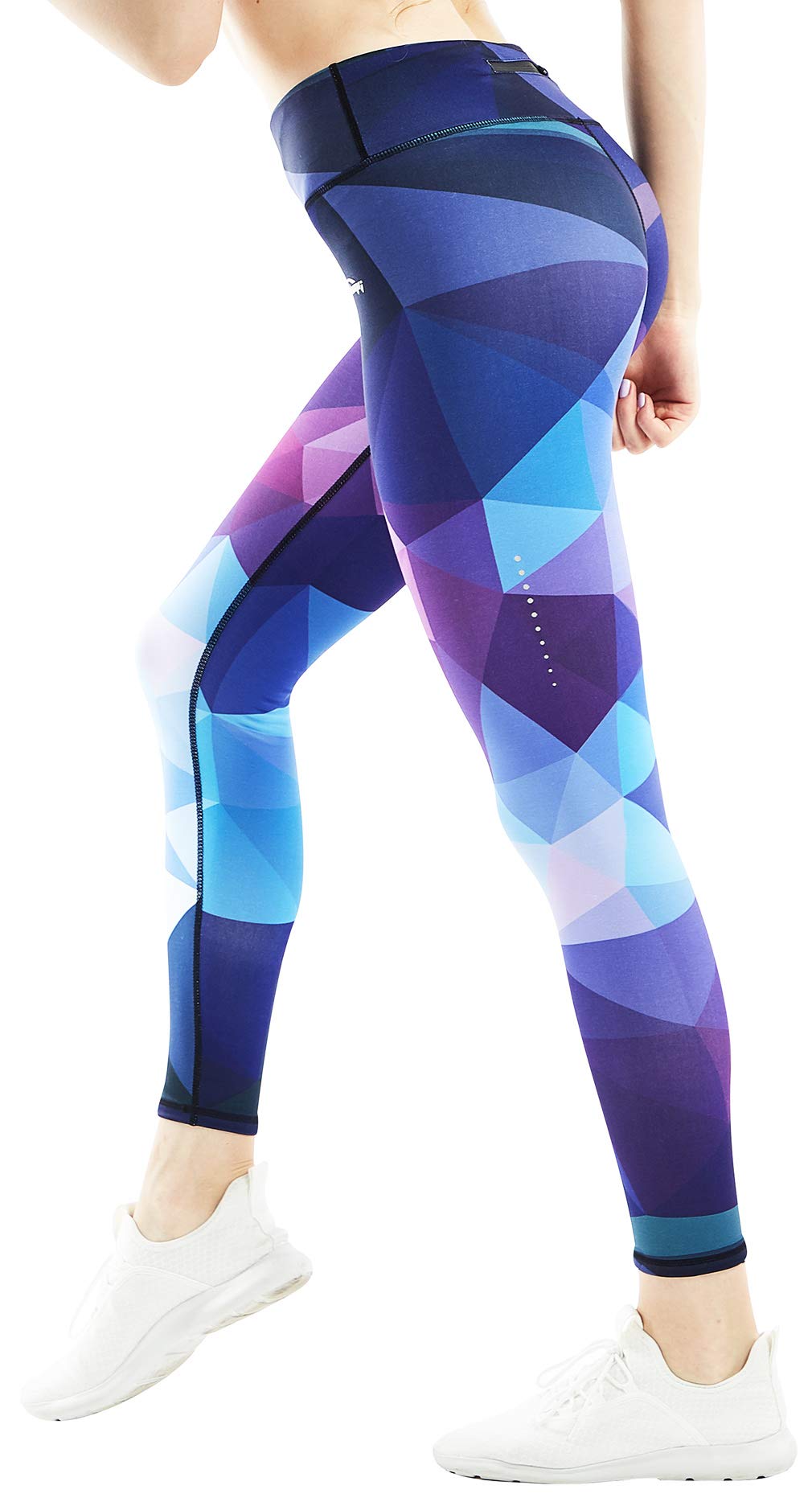 COOLOMG Women's Yoga Leggings - High Waist Running Tights with Hidden Pockets for Gym, Workout & Everyday Wear | Breathable Stretchy Activewear for Yoga, Pilates & Lounge